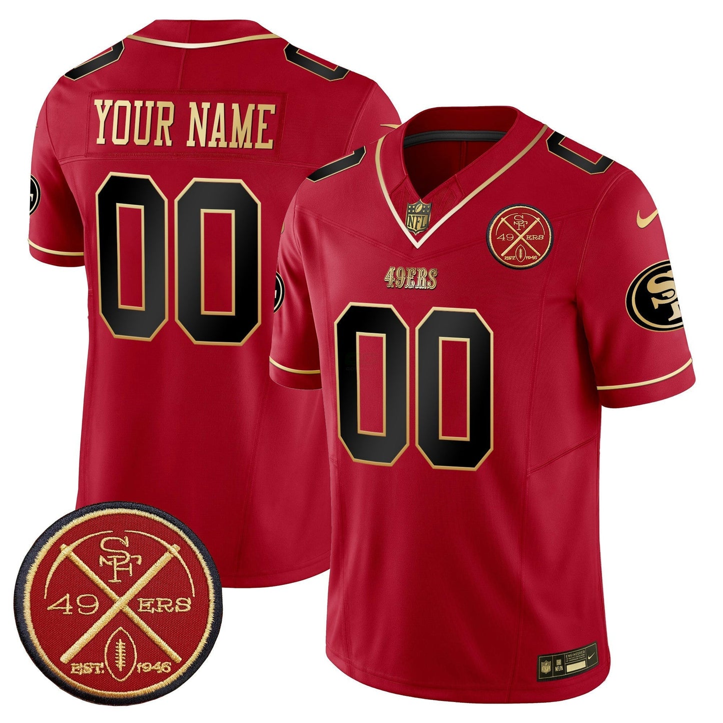 Camisa NFL Est.1946 Patch Vapor Limited Jersey