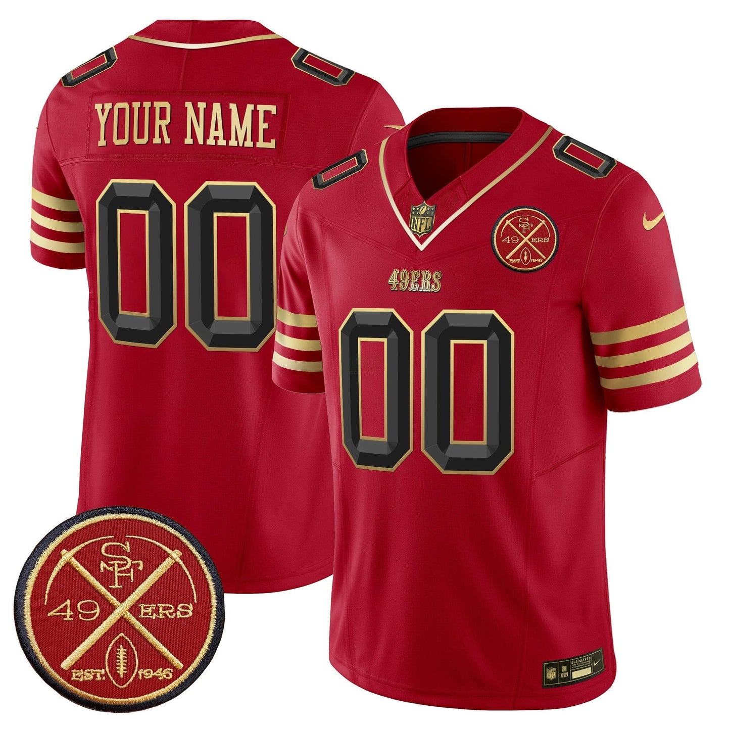 Camisa NFL Est.1946 Patch Vapor Limited Jersey V2