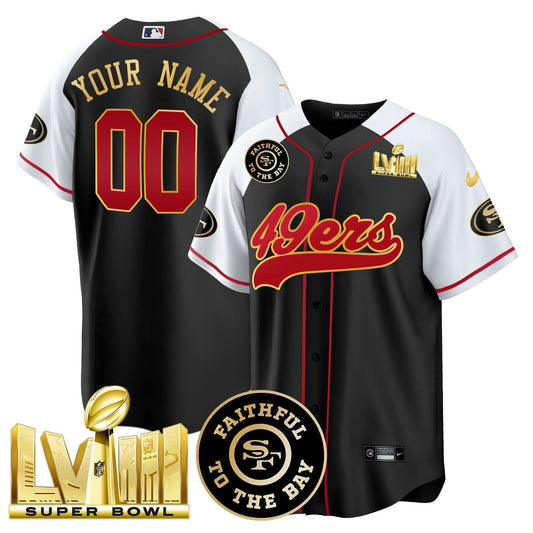 Camisa NFL Faithful & Super Bowl LVIII Dourada Patch Jersey