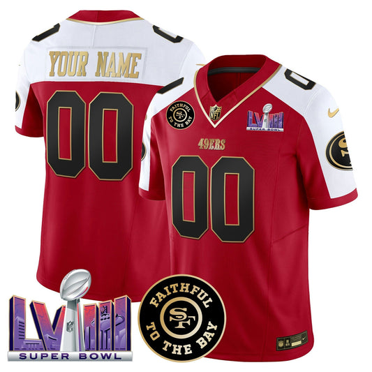 Camisa NFL Faithful & Super Bowl LVIII Patch Vapor Jersey