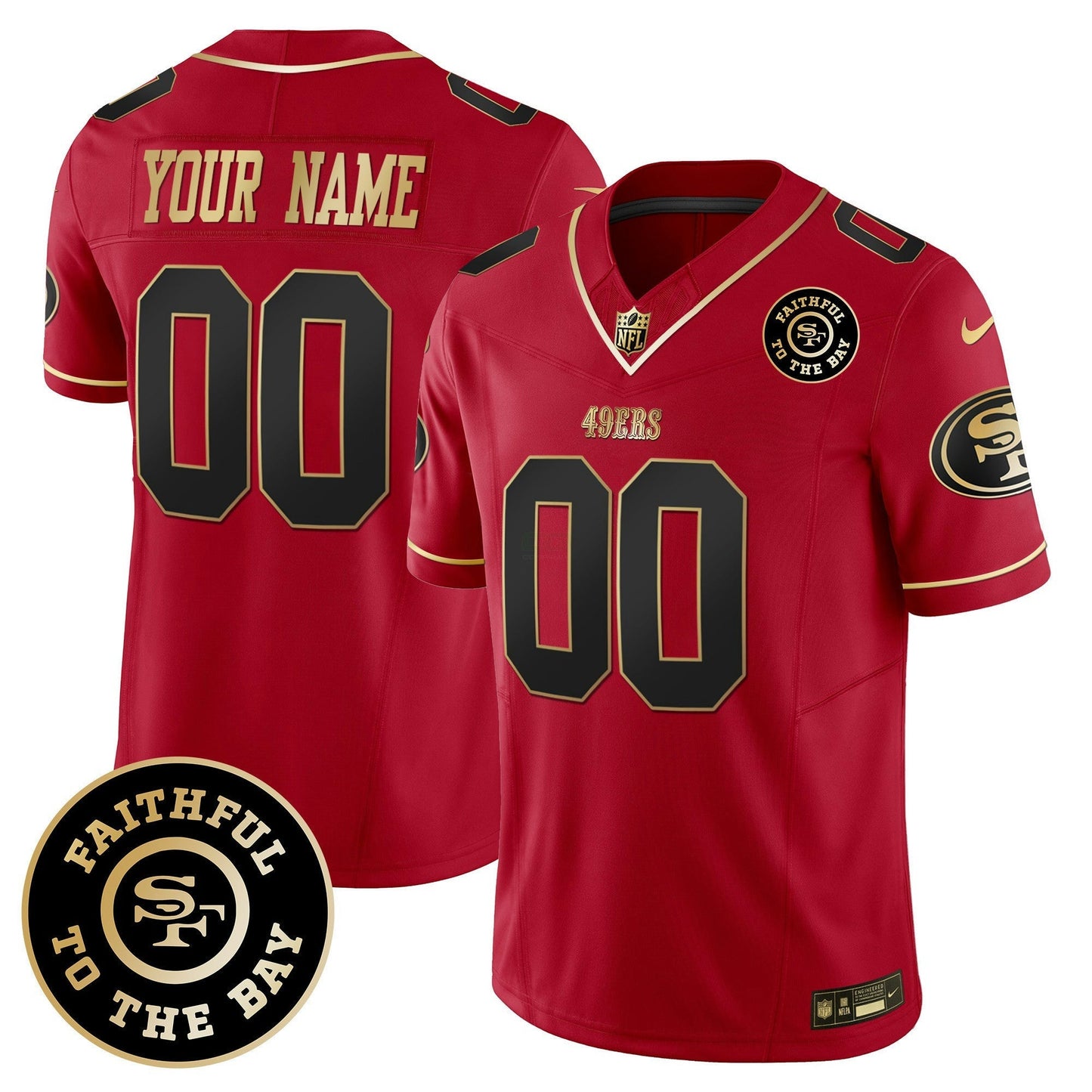 Camisa NFL Faithful To The Bay Patch 2024 Vapor Limited Jersey