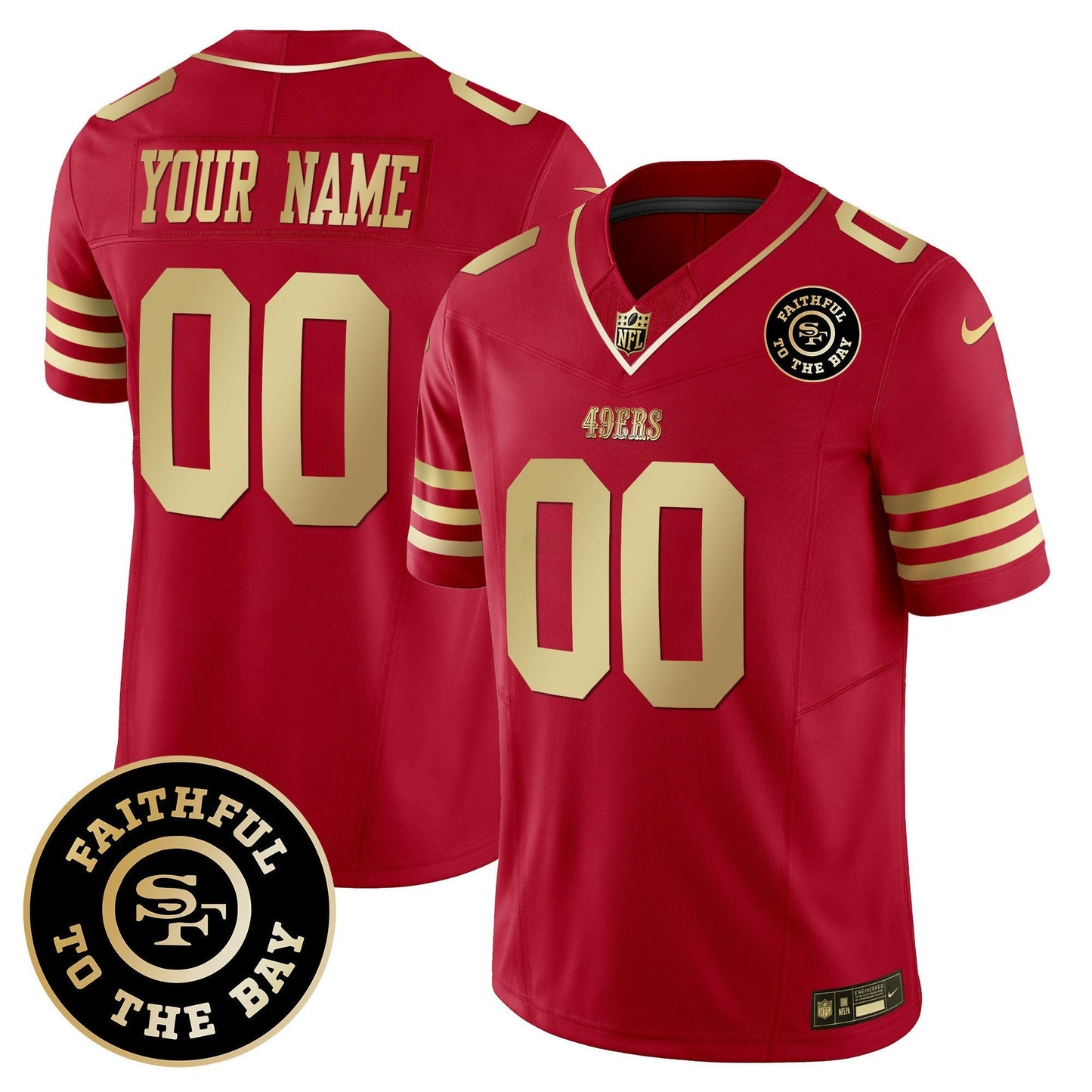 Camisa NFL Faithful To The Bay Patch 2024 Vapor Limited Jersey