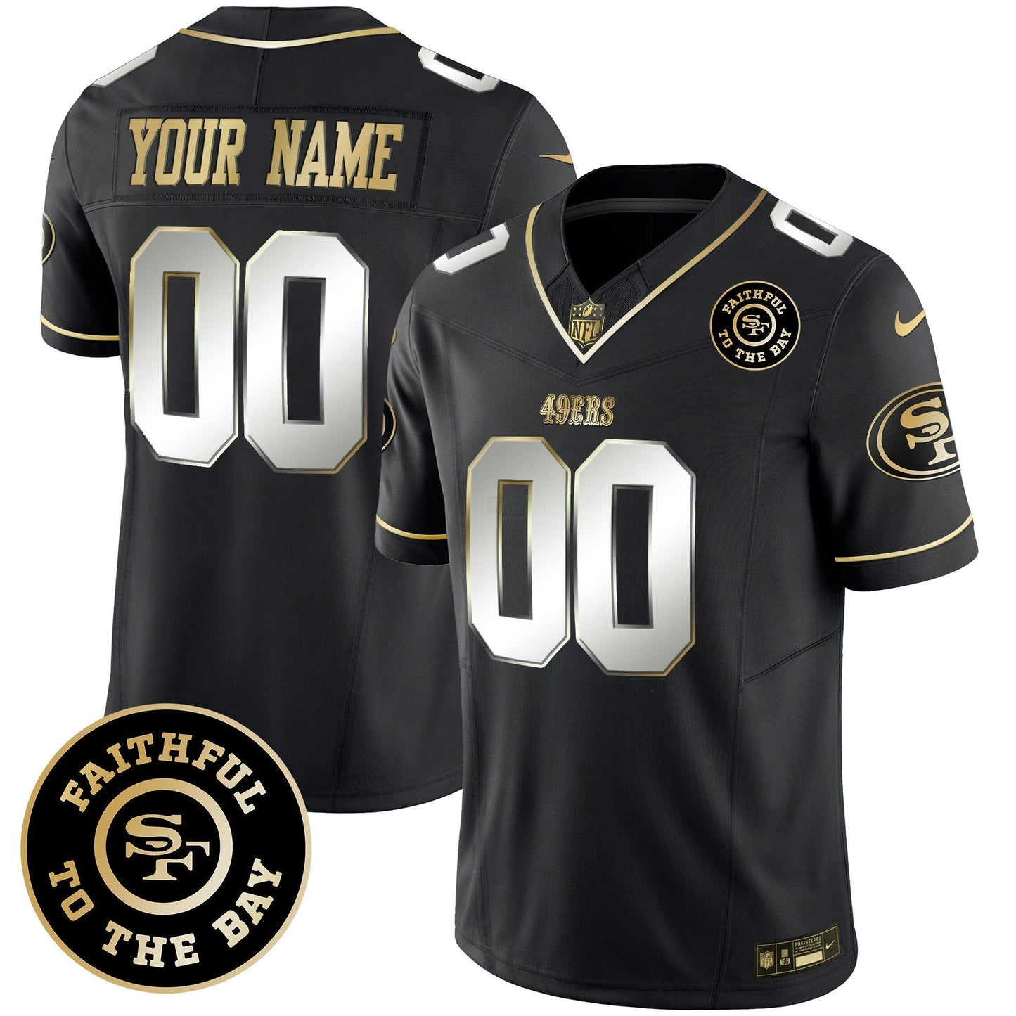 Camisa NFL Faithful To The Bay Patch 2024 Vapor Limited Jersey
