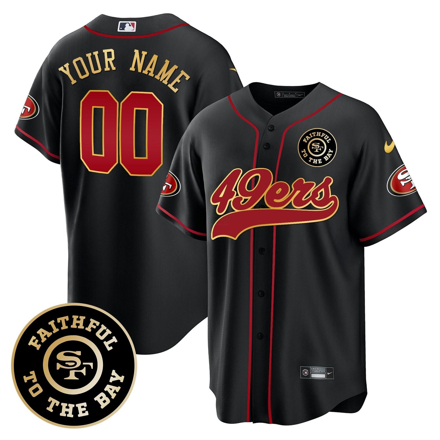 Camisa NFL Faithful To The Bay Patch Jersey
