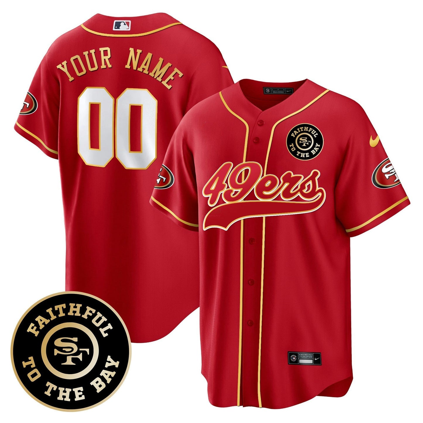 Camisa NFL Faithful To The Bay Patch Jersey