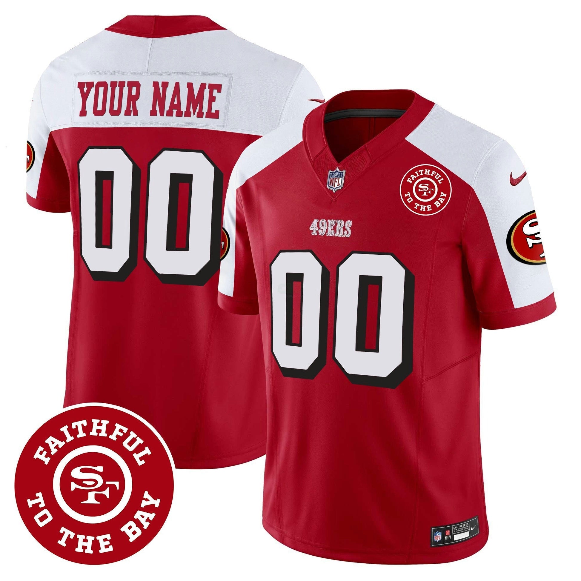 Camisa NFL Faithful To The Bay Patch Vapor Jersey V2