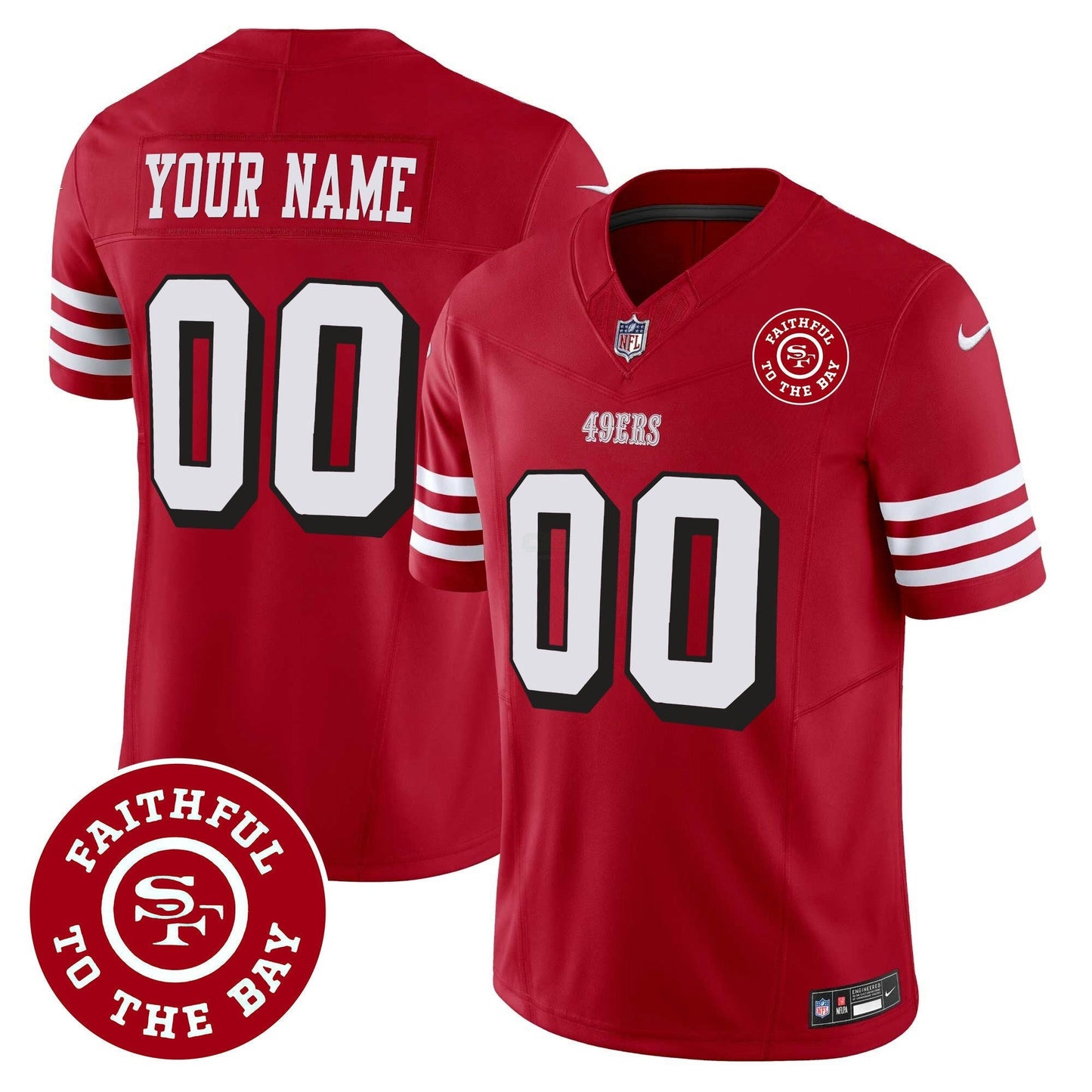 Camisa NFL Faithful To The Bay Patch Vapor Jersey V2