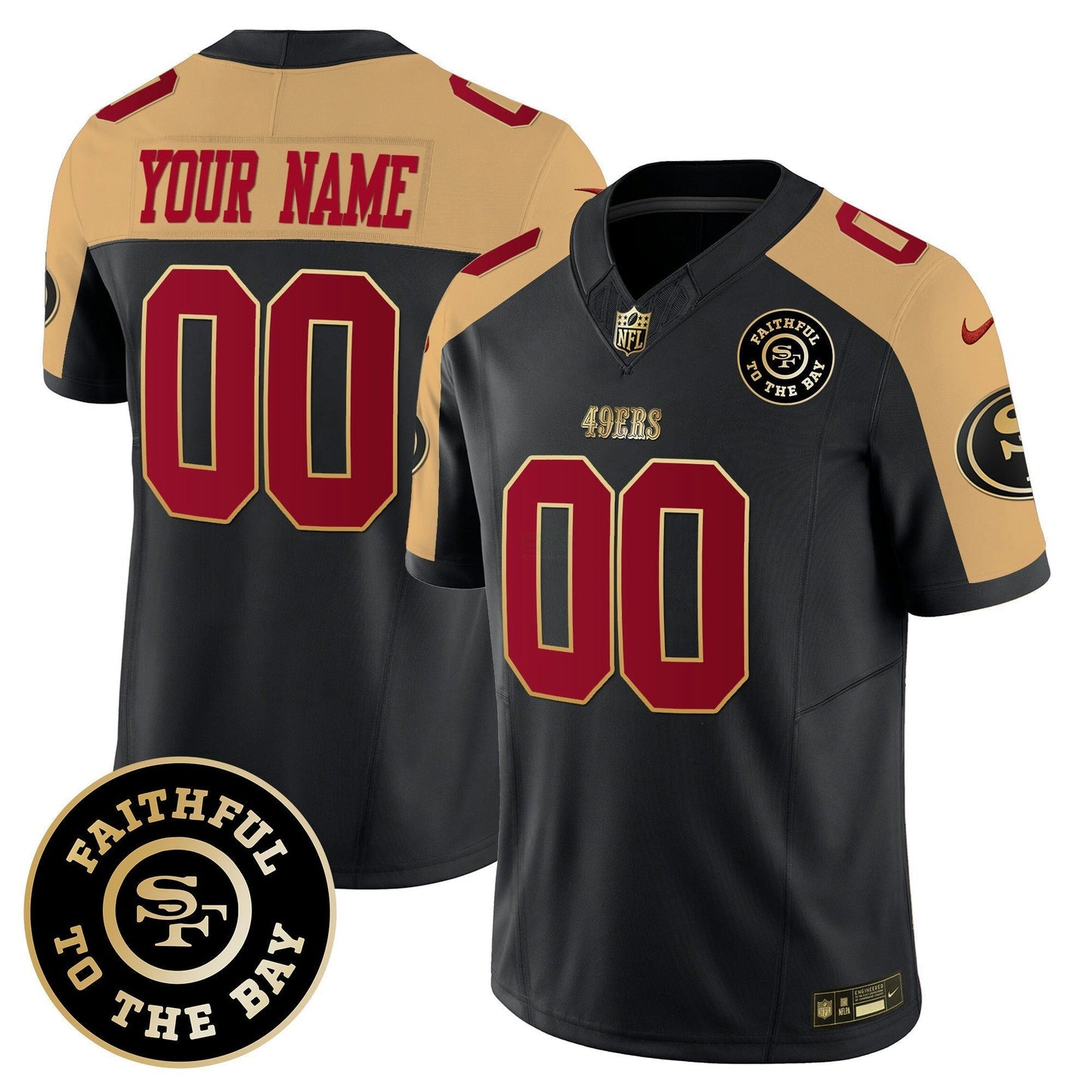 Camisa NFL Faithful To The Bay Patch Vapor Limited Jersey V7