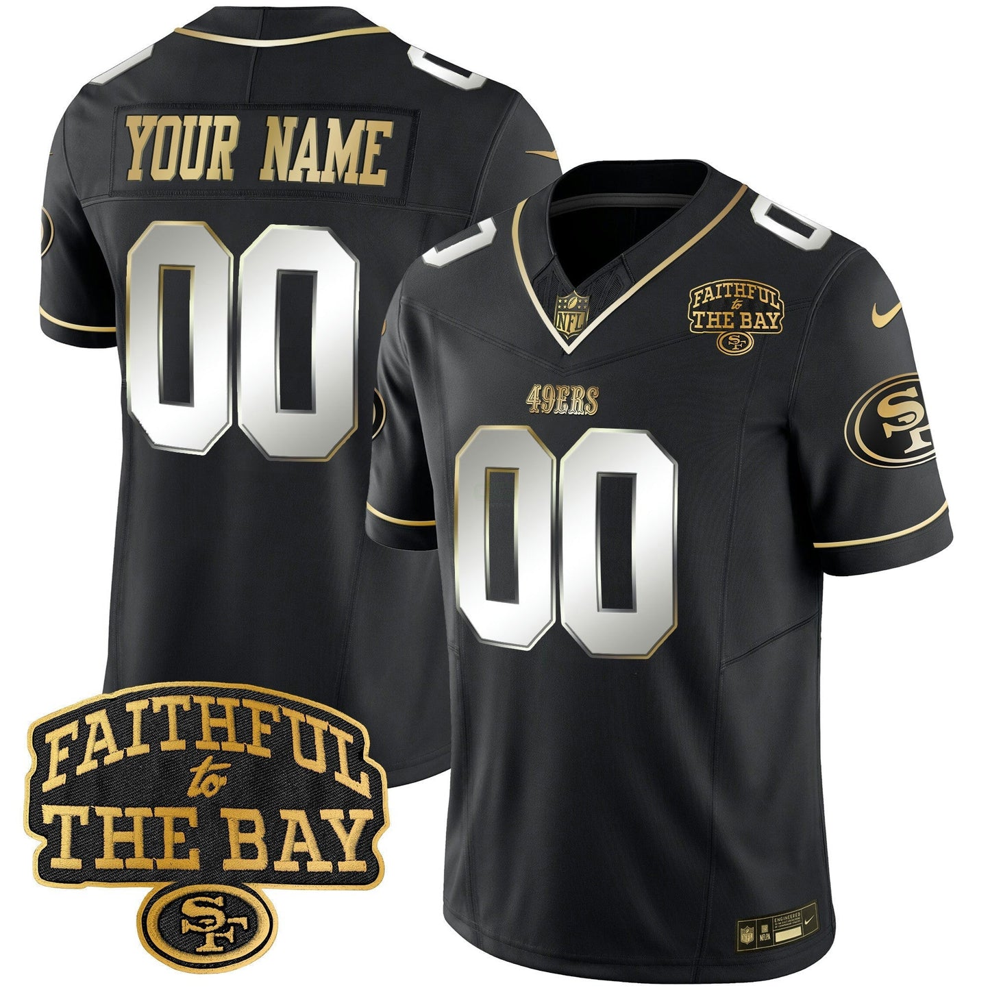 Camisa NFL Faithful To The Bay Patch Vapor Limited Jersey V8
