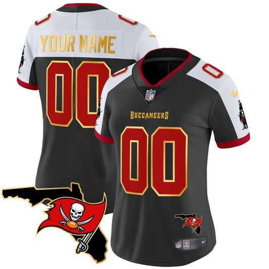 Camisa NFL Florida Patch Dourada Trim Vapor Jersey