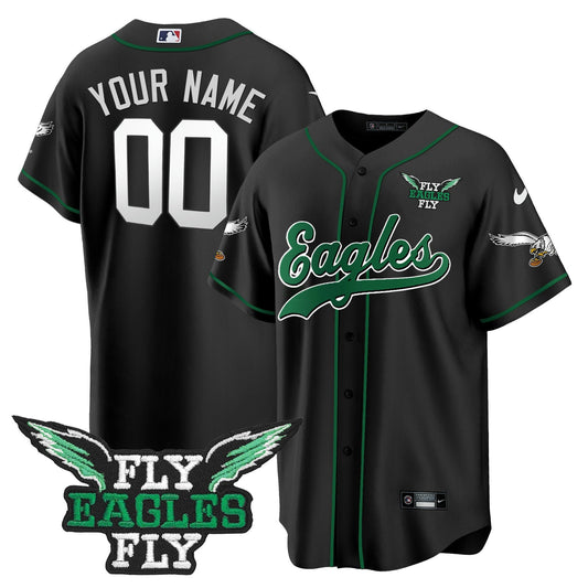 Camisa NFL Fly Fly Patch Throwback Kelly Green Jersey