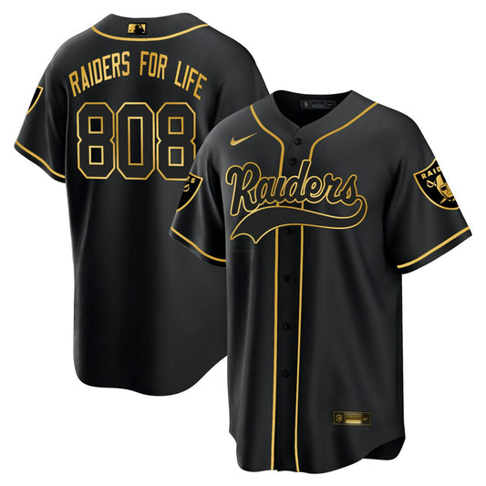 Camisa NFL For Life #808 Las Vegas Jersey - Preta