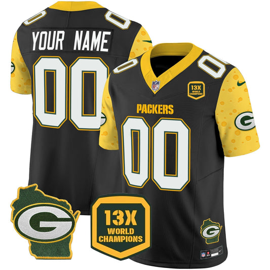 Camisa NFL Green Bay 2025 Cheese Vapor Limited Jersey