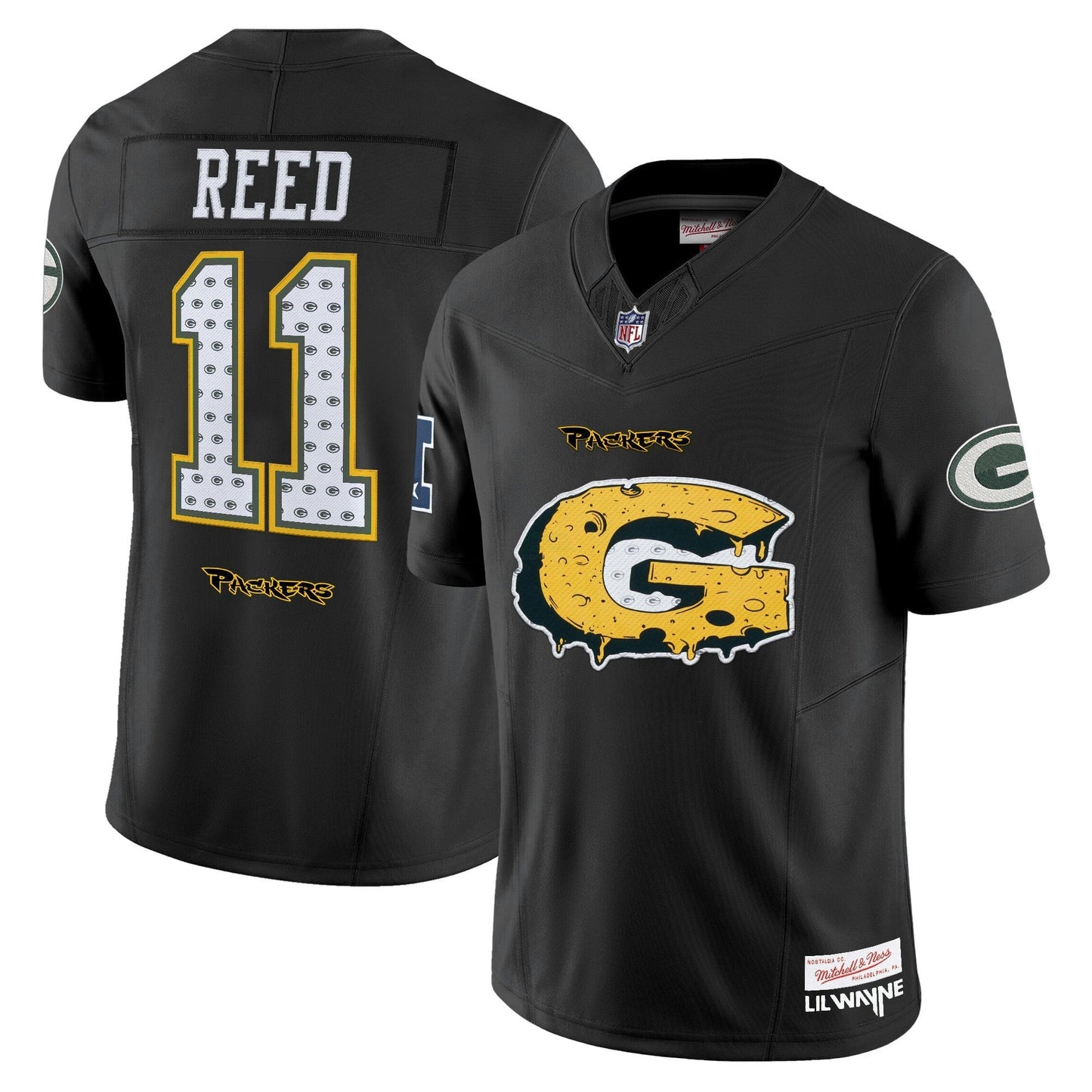 Camisa NFL Green Bay ‘Cheesehead’ x ‘Tha Carter VI’ Style Vapor Limited Jersey