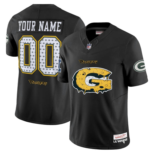 Camisa NFL Green Bay ‘Cheesehead’ x ‘Tha Carter VI’ Style Vapor Limited Jersey - Custom