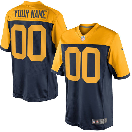 Camisa NFL Green Bay Throwback Azul Marinho Alternativa Jersey - Azul Marinho Alternativa