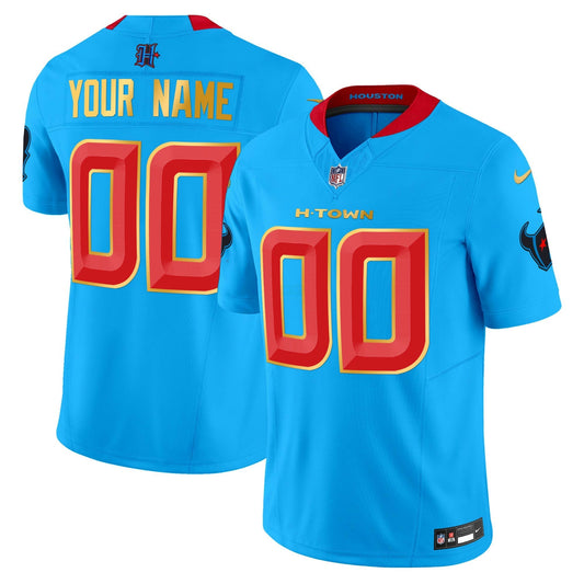 Camisa NFL Houston 2024 Dourada Trim Vapor Limited Jersey