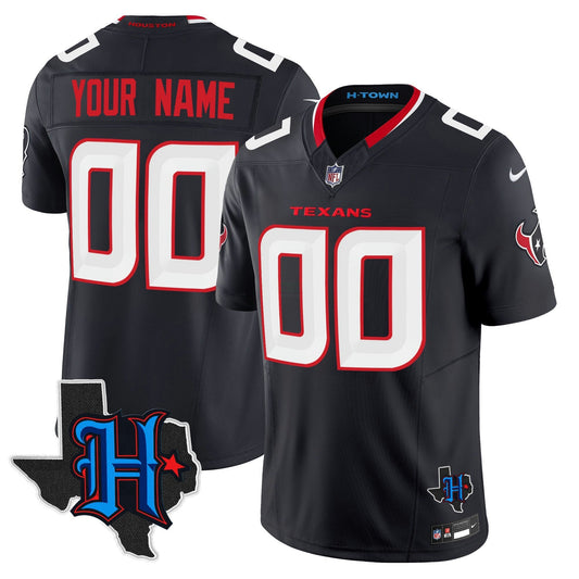 Camisa NFL Houston 2024 Texas Patch Vapor Limited Jersey