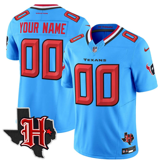 Camisa NFL Houston 2024 Texas Patch Vapor Limited Jersey V5