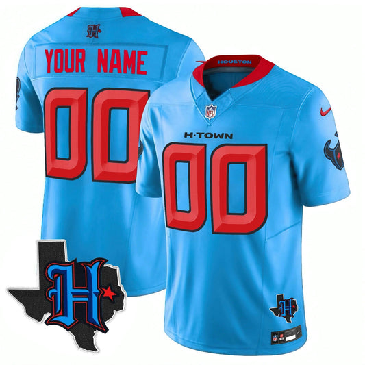 Camisa NFL Houston 2025 Texas Patch Vapor Limited Jersey V2