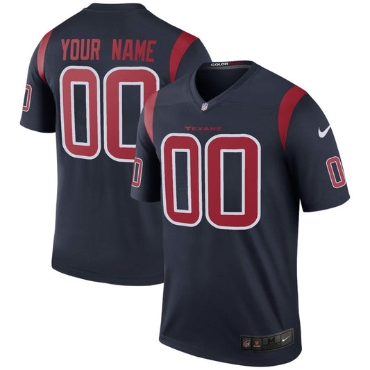 Camisa NFL Houston Color Rush Legend Game Jersey - Azul Marinho