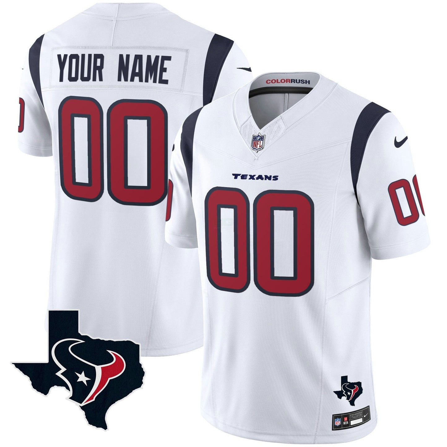 Camisa NFL Houston Color Rush Legend Vapor Jersey V2