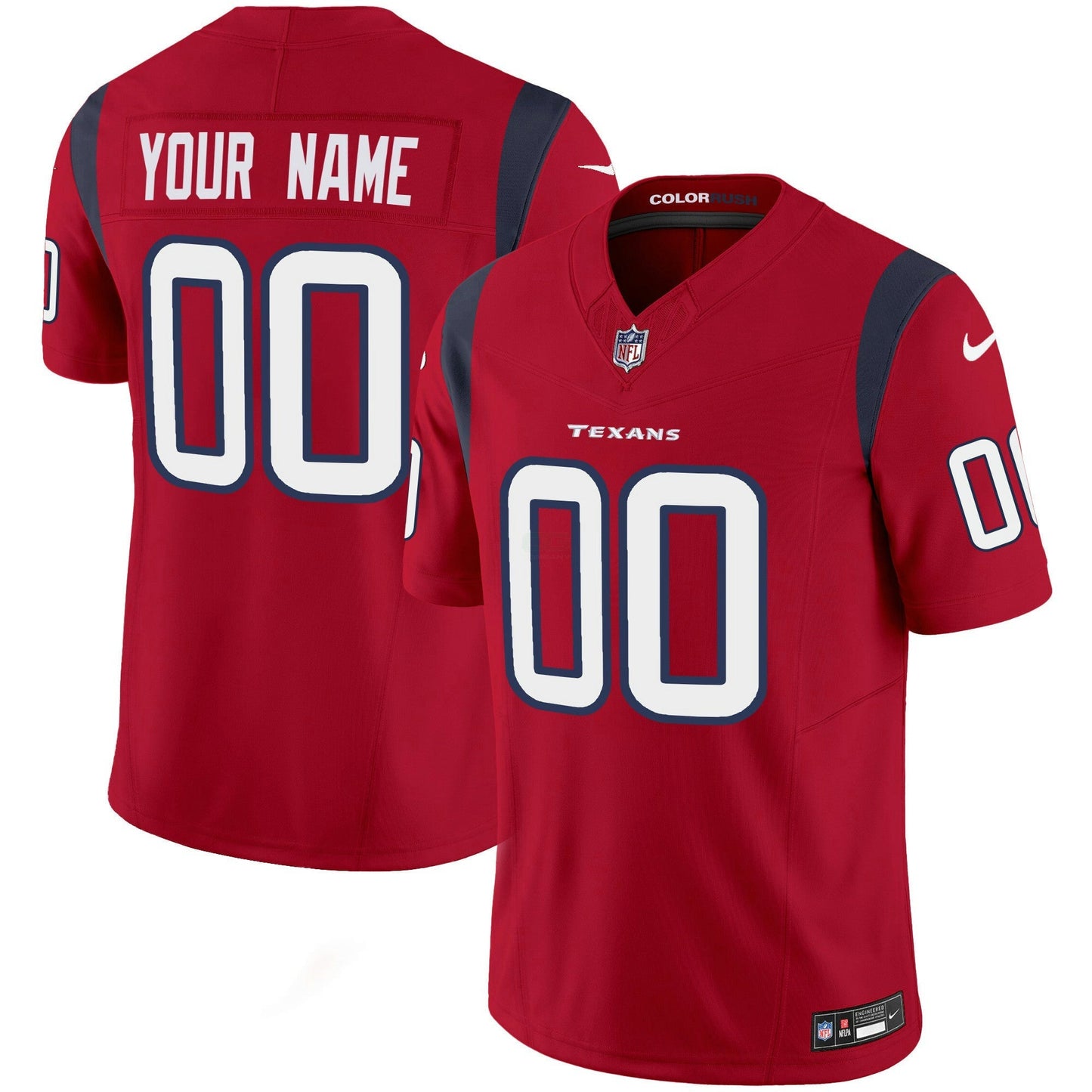 Camisa NFL Houston Color Rush Legend Vapor Jersey