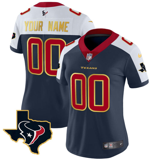Camisa NFL Houston Gold Trim Vapor Jersey