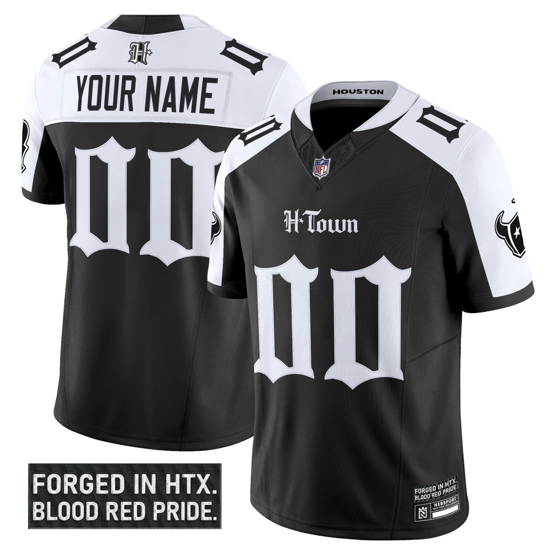 Camisa NFL Houston ‘Gothic Lone Star Shadows Edition’ Vapor Limited Jersey