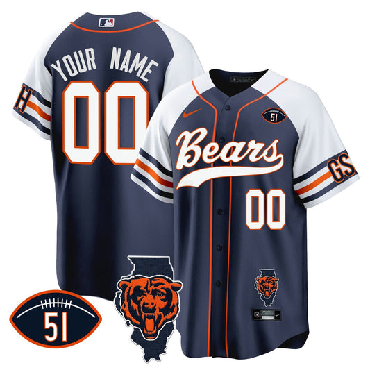 Camisa NFL Illinois Patch Jersey
