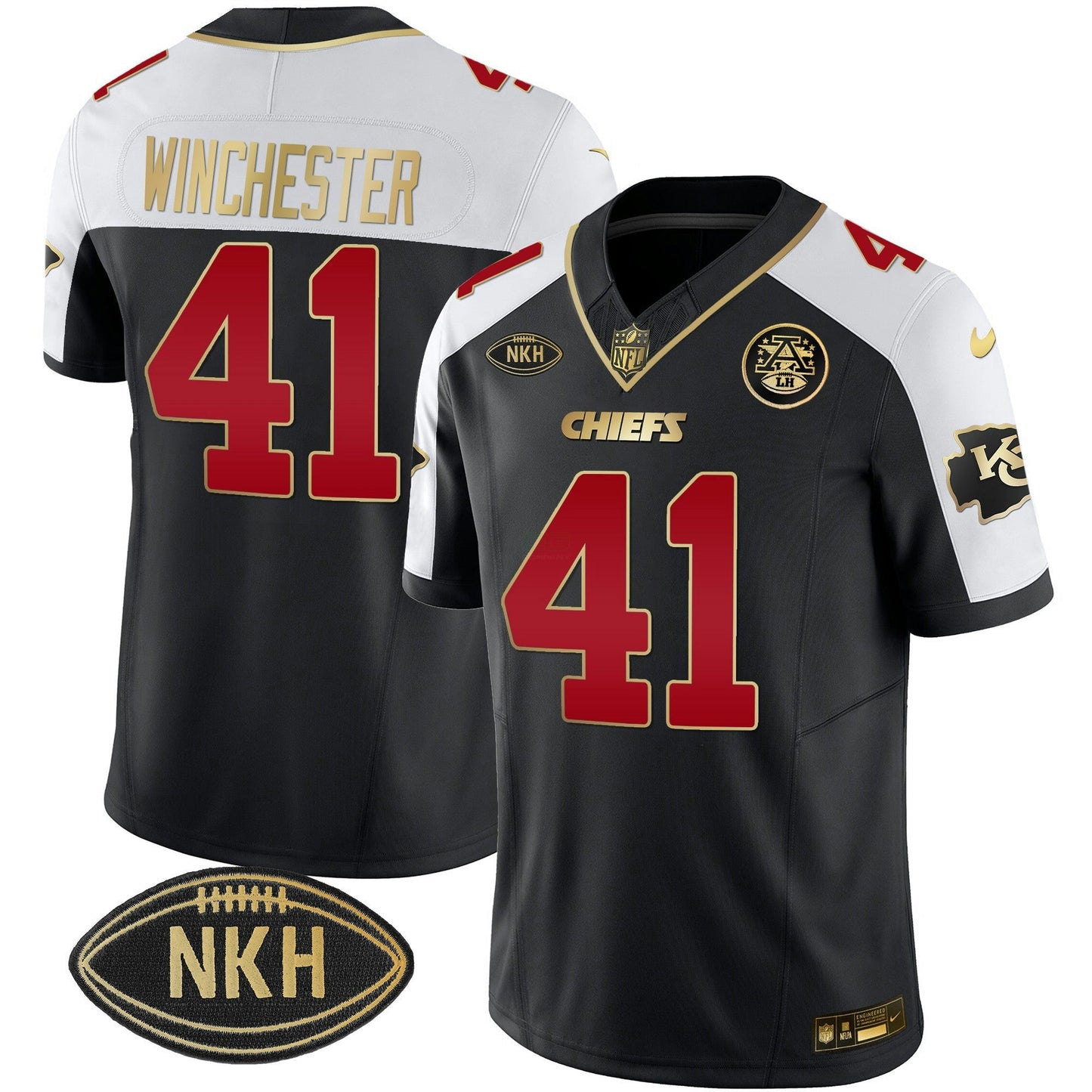 Camisa NFL James Winchester NKH Patch 2023 Vapor Jersey