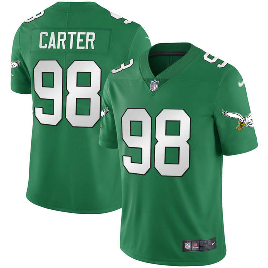 Camisa NFL Philadelphia Eagles Jaylen Carter Kelly Green Jesey - Kelly Verde