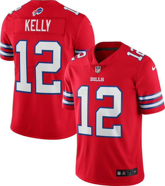 Camisa NFL Jim Kelly Buffalo Red Jersey - Jim Kelly