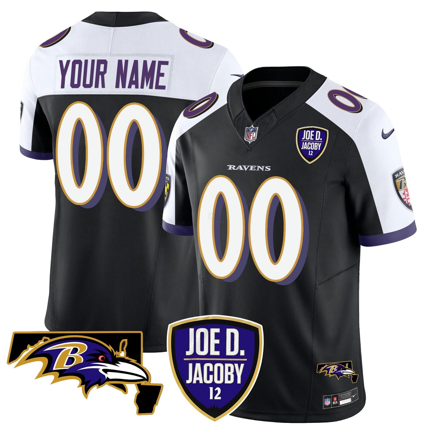 Camisa NFL Joe D & Jacoby Patch Vapor Limited Jersey