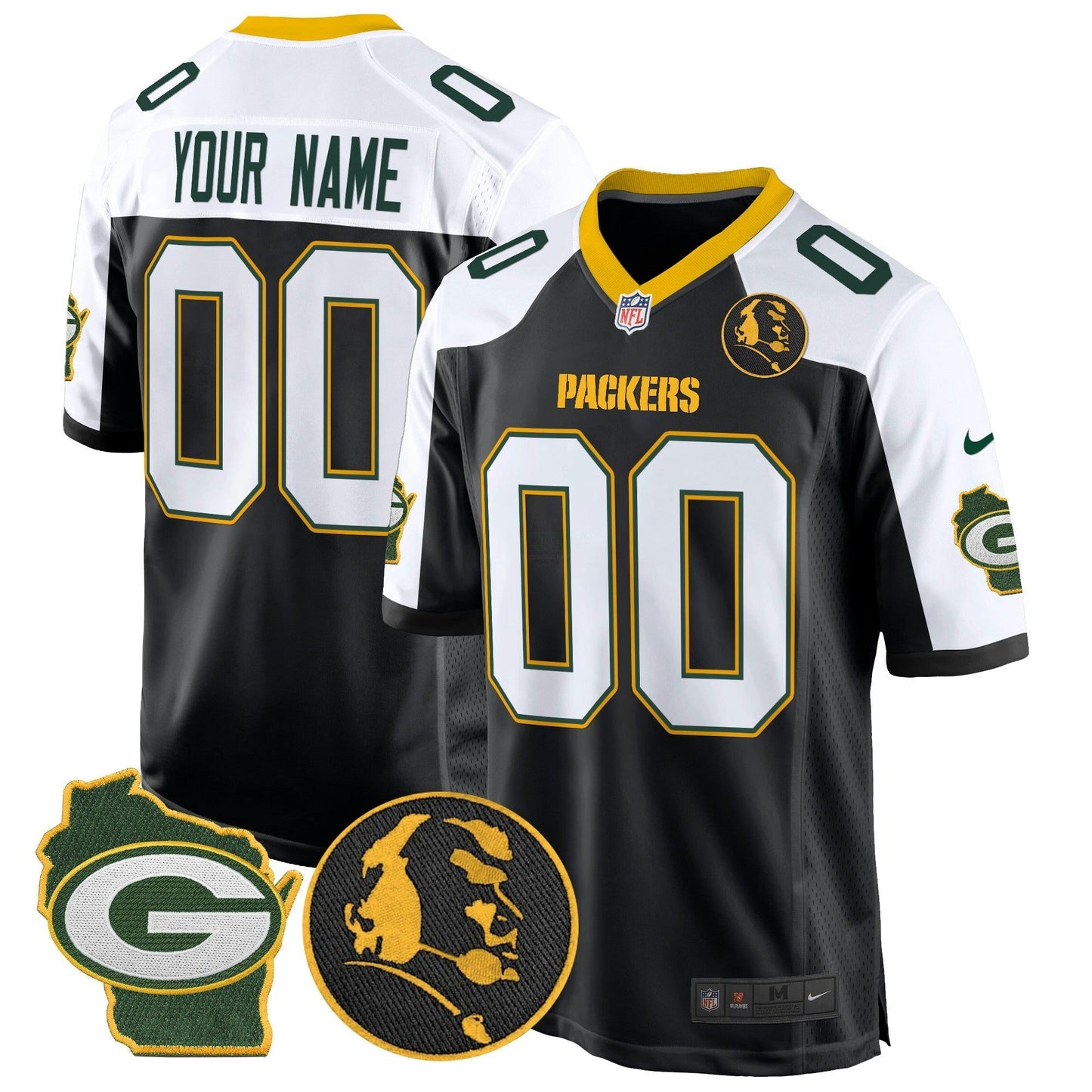 Camisa NFL John Madden & Home Patch Game Jersey