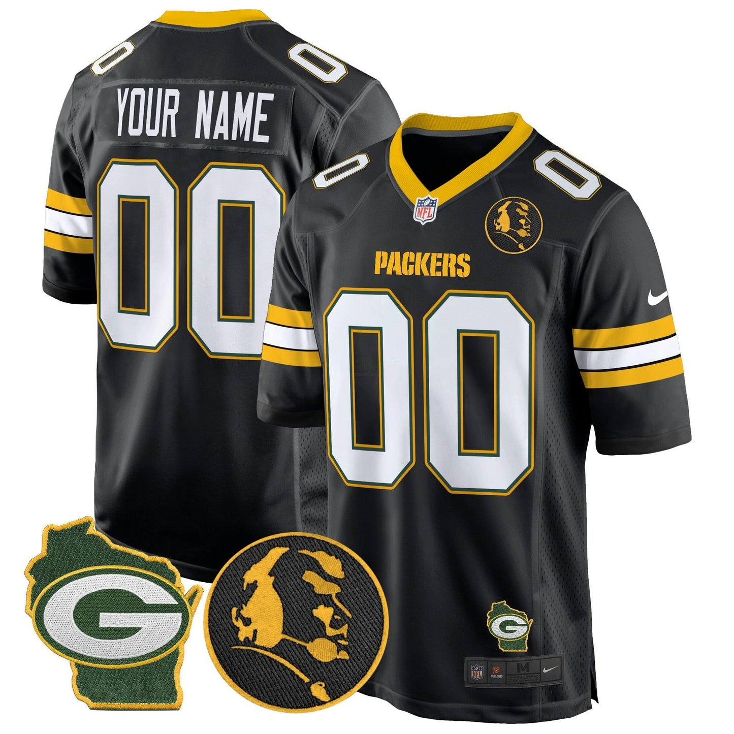 Camisa NFL John Madden & Home Patch Game Jersey