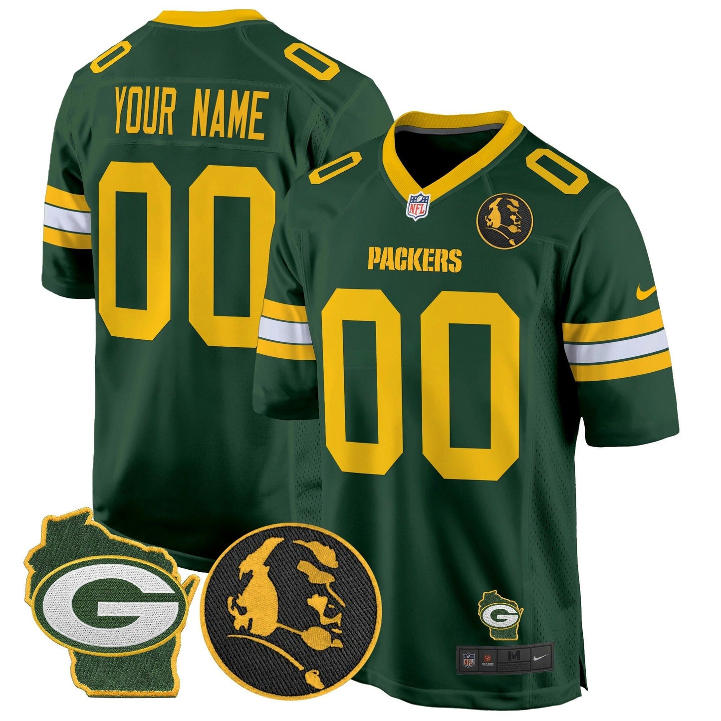 Camisa NFL John Madden & Home Patch Game Jersey