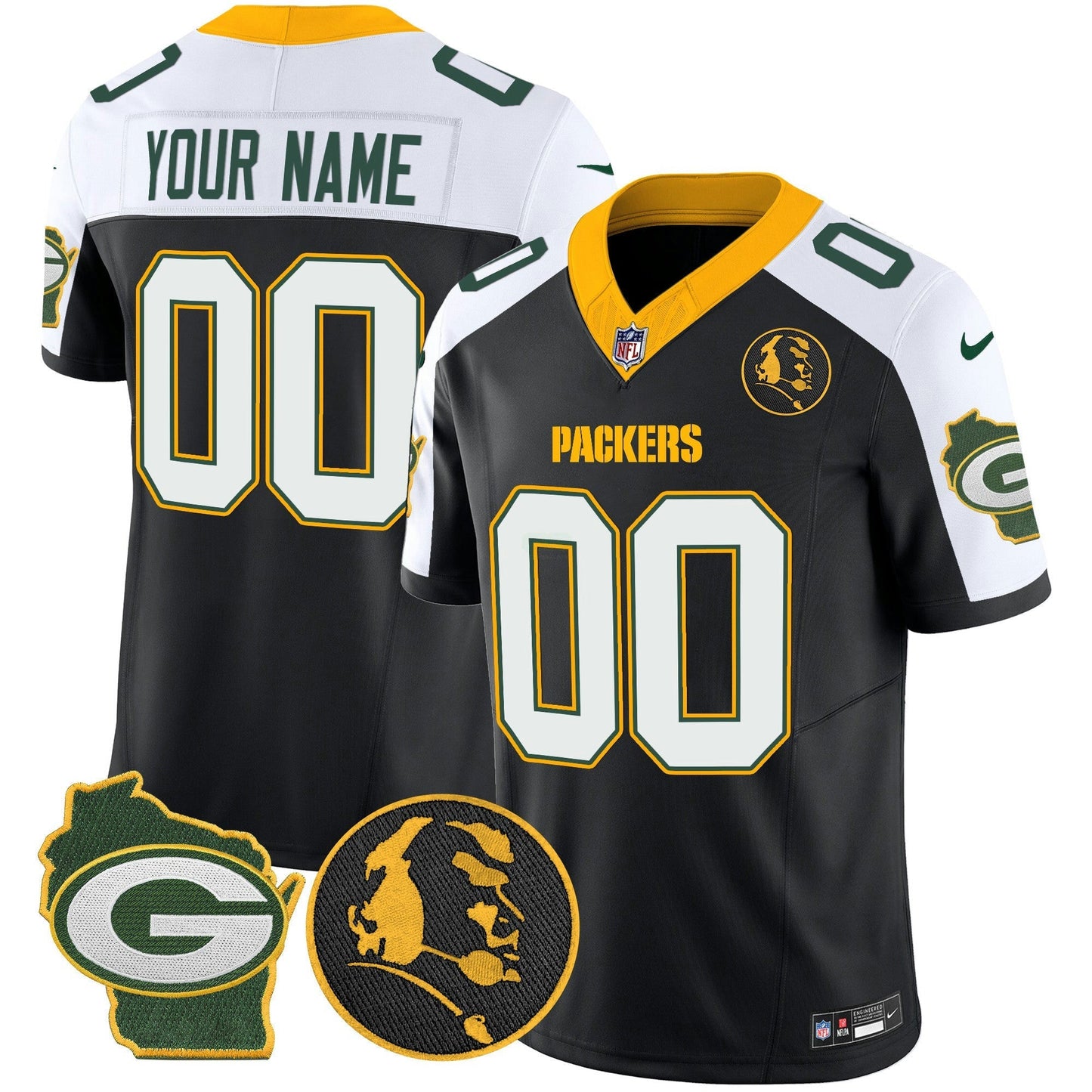Camisa NFL John Madden & Home Patch Vapor Limited Jersey