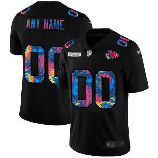 Camisa NFL Kansas City 2020 Preta Crucial Catch Jersey - Preta