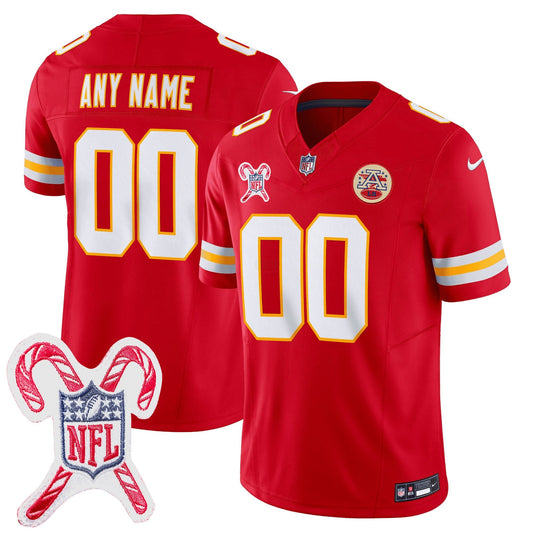 Camisa NFL Kansas City Christmas Patch Vapor Limited Jersey