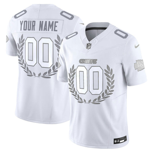 Camisa NFL Kansas City Platinum MVP Vapor Limited Jersey - Custom