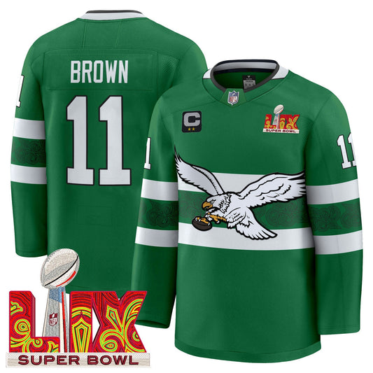 Camisa NFL Kelly Green Hockey Premium Jersey V3