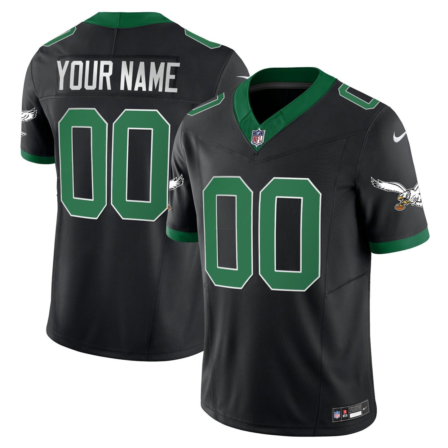 Camisa NFL Kelly Green Vapor Limited Jersey