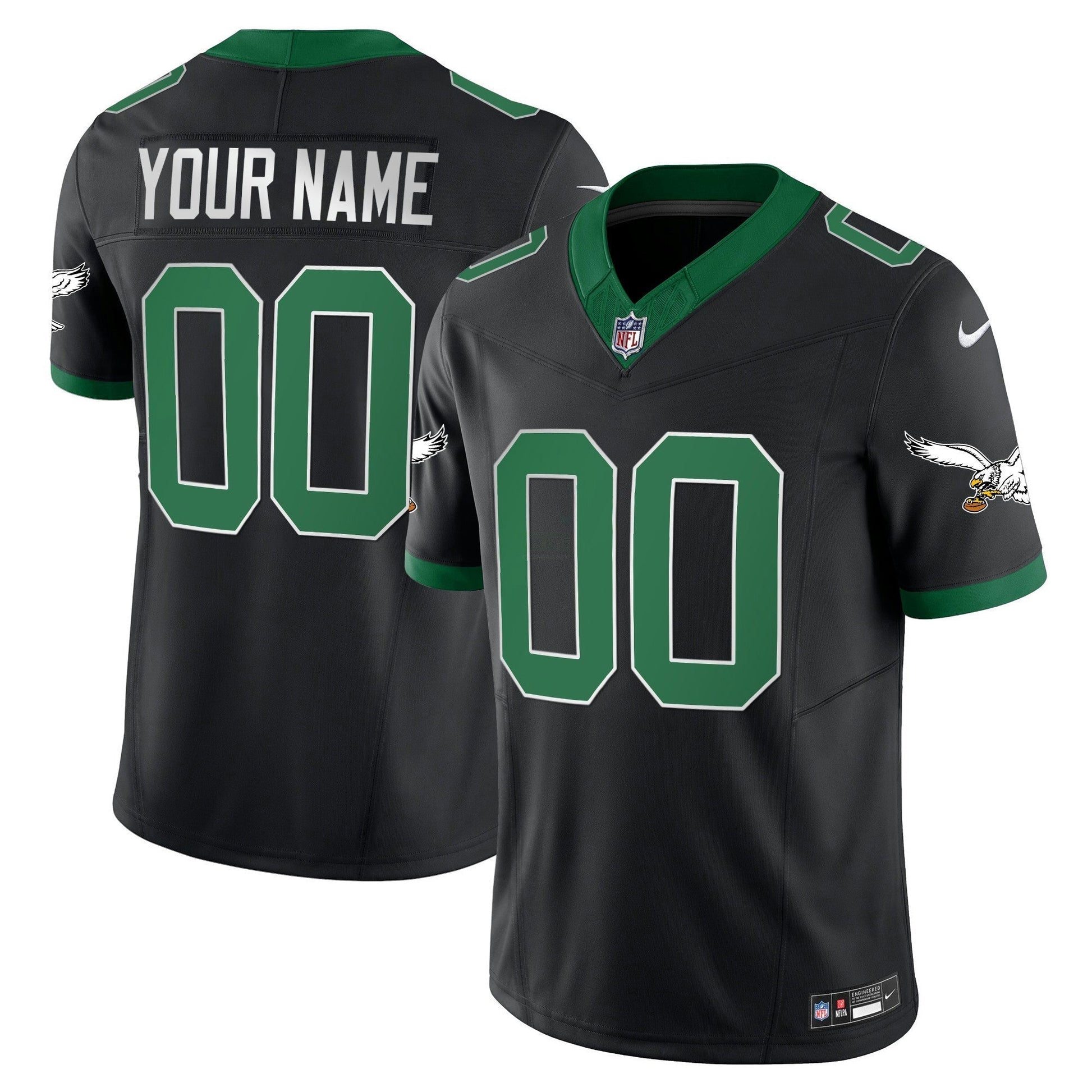Camisa NFL Kelly Green Vapor Limited Jersey