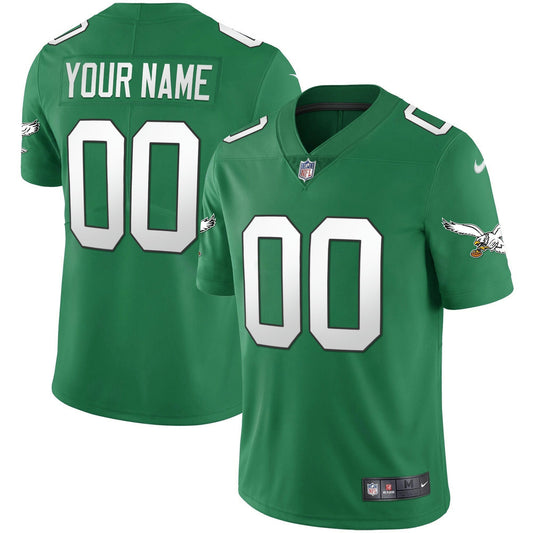 Camisa NFL Kelly Green Vapor Throwback 90s Jersey