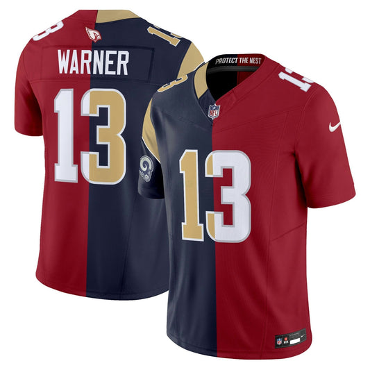 Camisa NFL Kurt Warner Split Vapor Limited Jersey - Rams - Cardinals