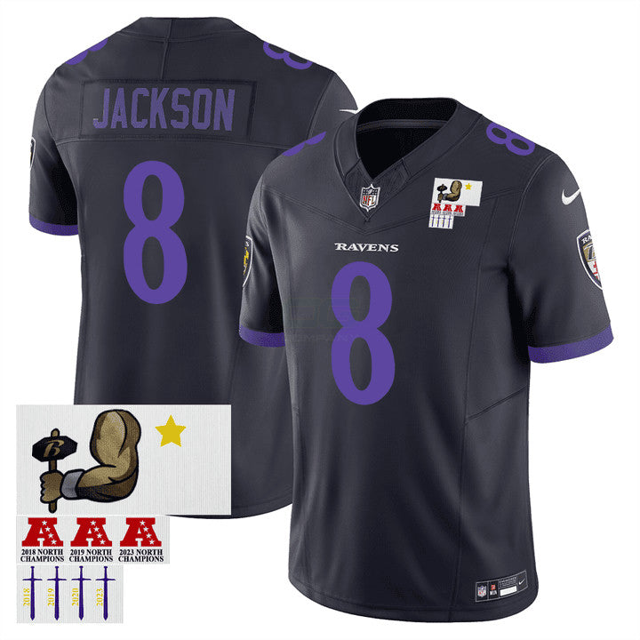 Camisa NFL Lamar Jackson Baltimore Practice Jersey – Practice Patch