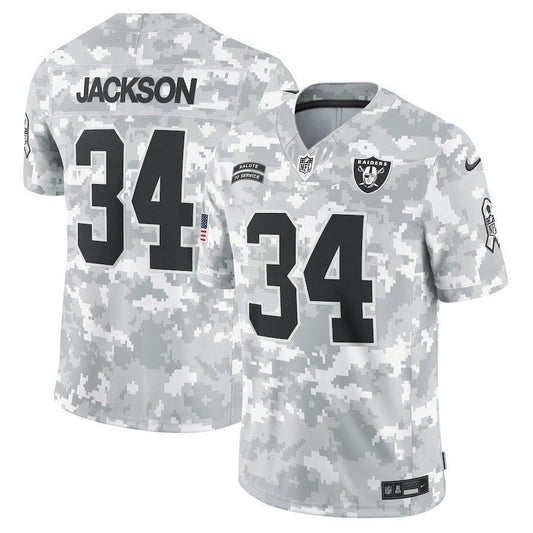 Camisa NFL Las Vegas 2024 Salute to Service Vapor Limited Jersey – Arctic Camo