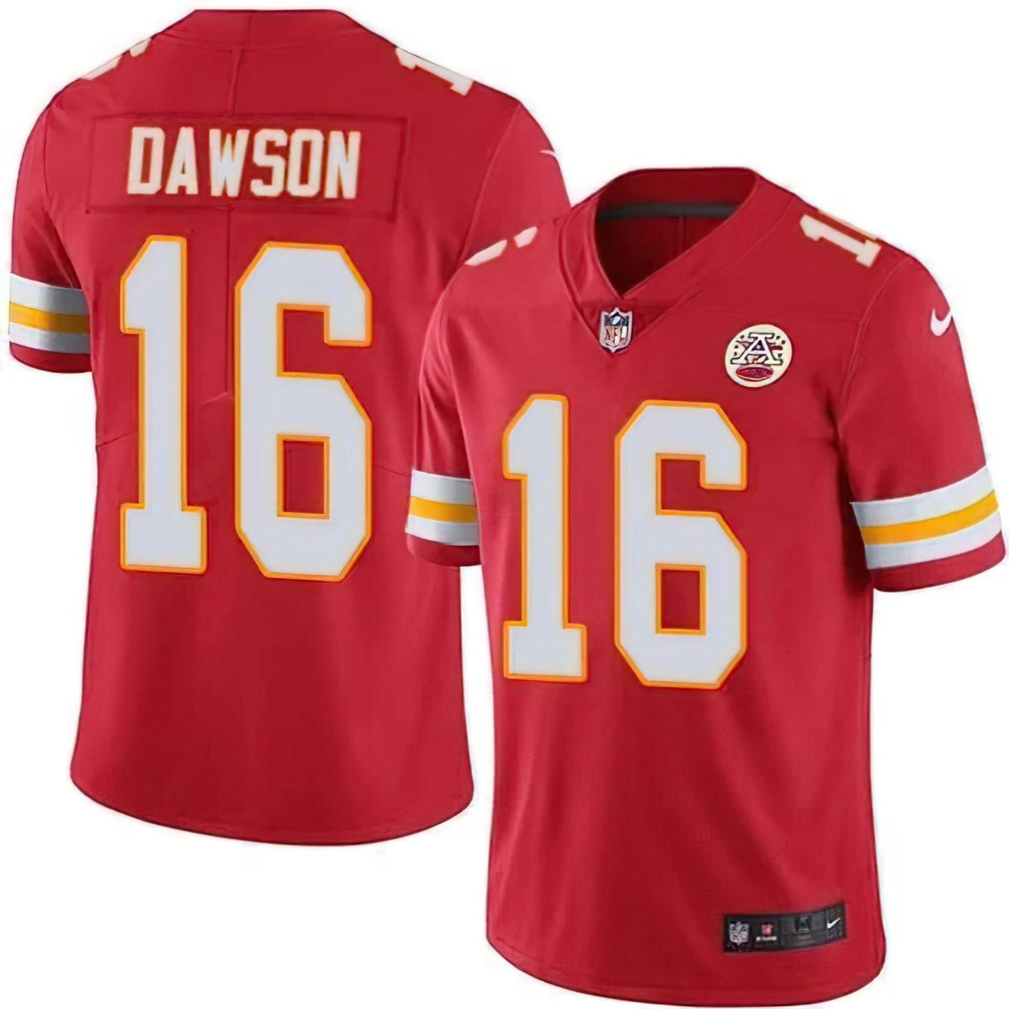 Camisa NFL Len Dawson Red Game Retired Player