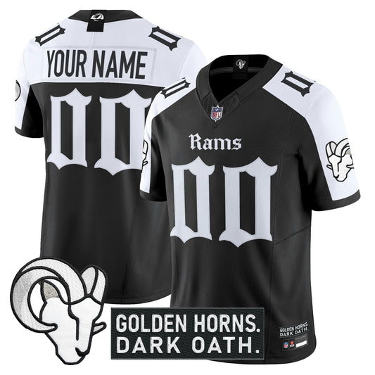 Camisa NFL Los Angeles ‘Gothic Horns Reforged Edition’ Vapor Limited Jersey